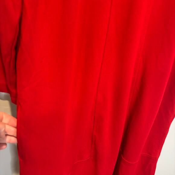 J. Jill Ponte Red Knee Length Shift Dress - size Medium - Picture 4 of 6